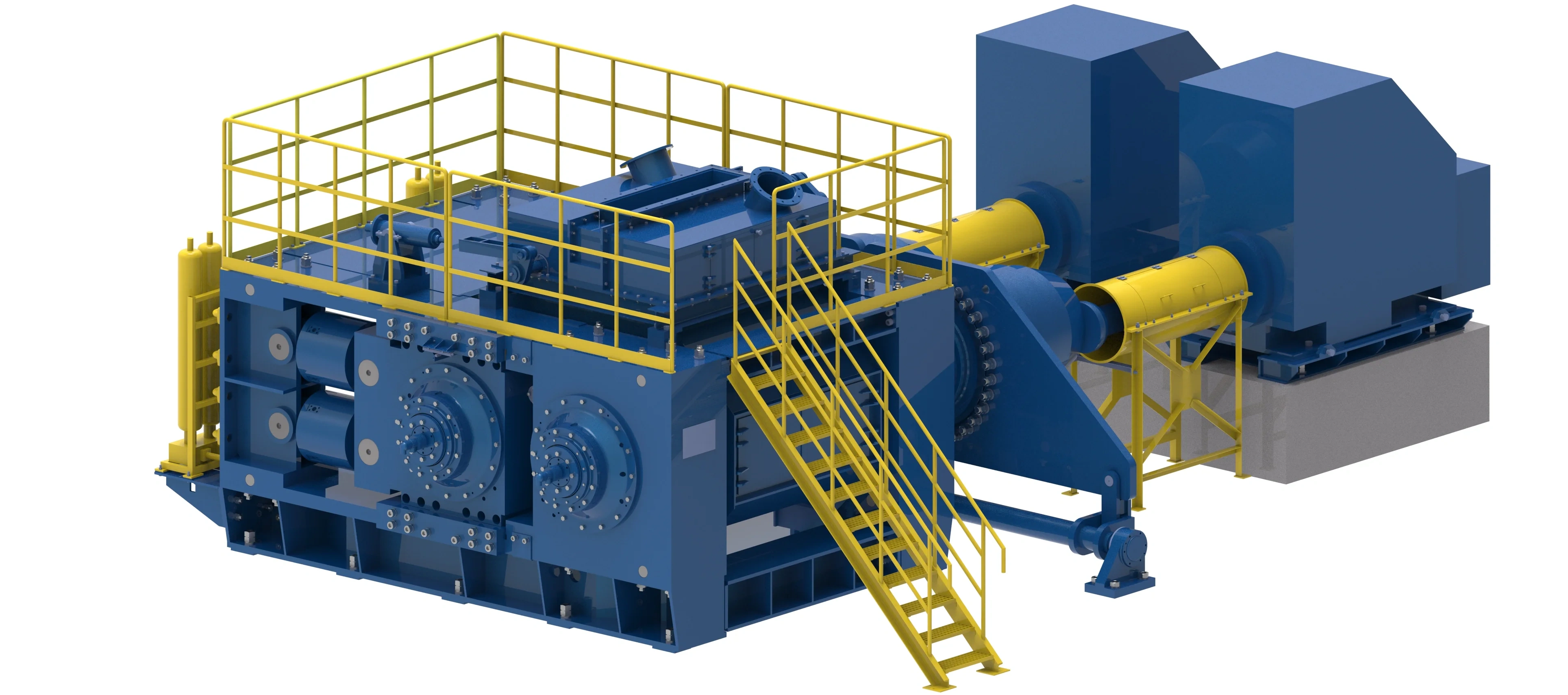 Roller press grinding equipment for cement production