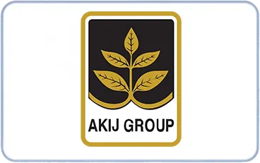 Akij Group partner logo.