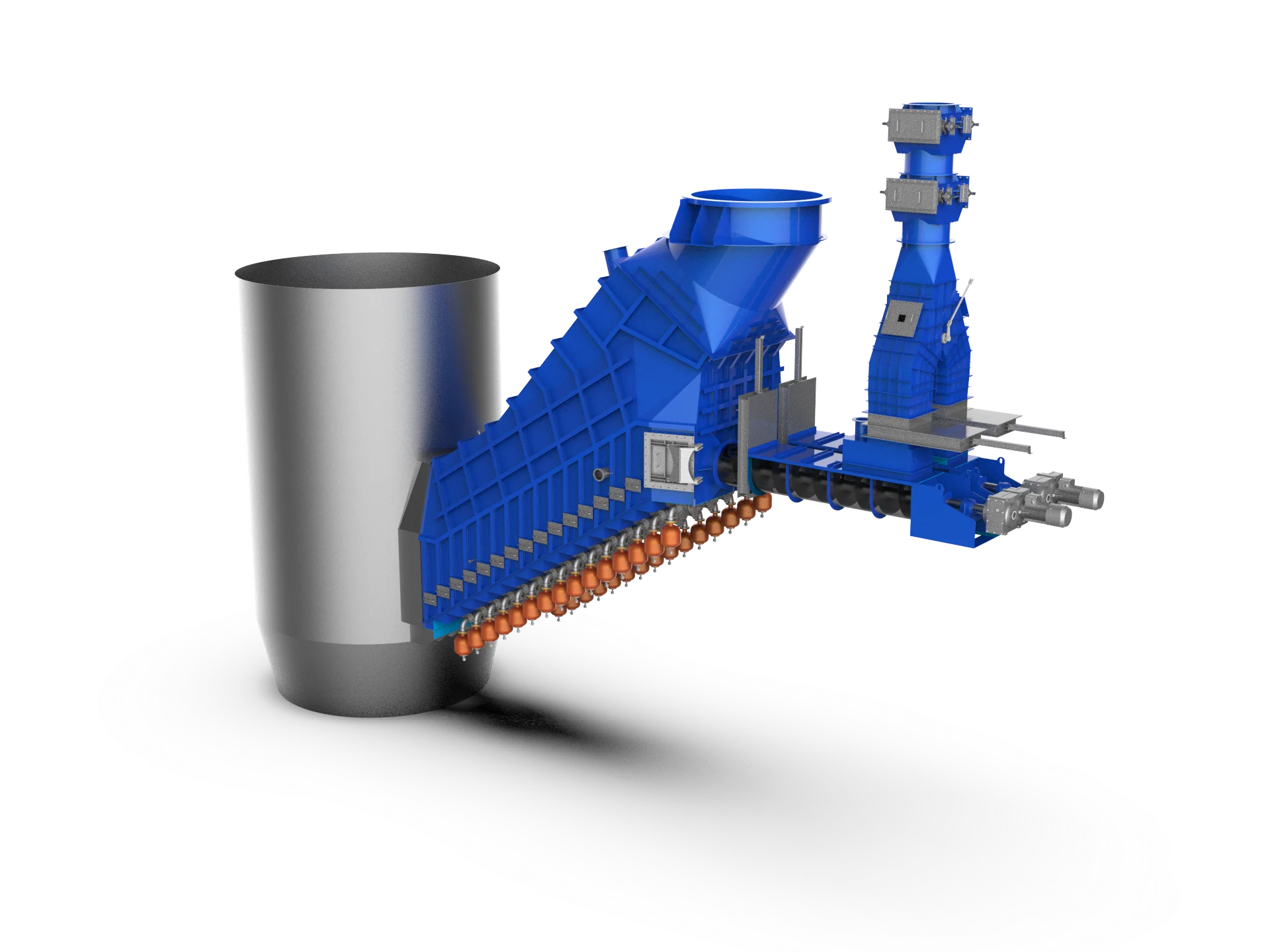Combustion chamber or incinerator for alternative fuels