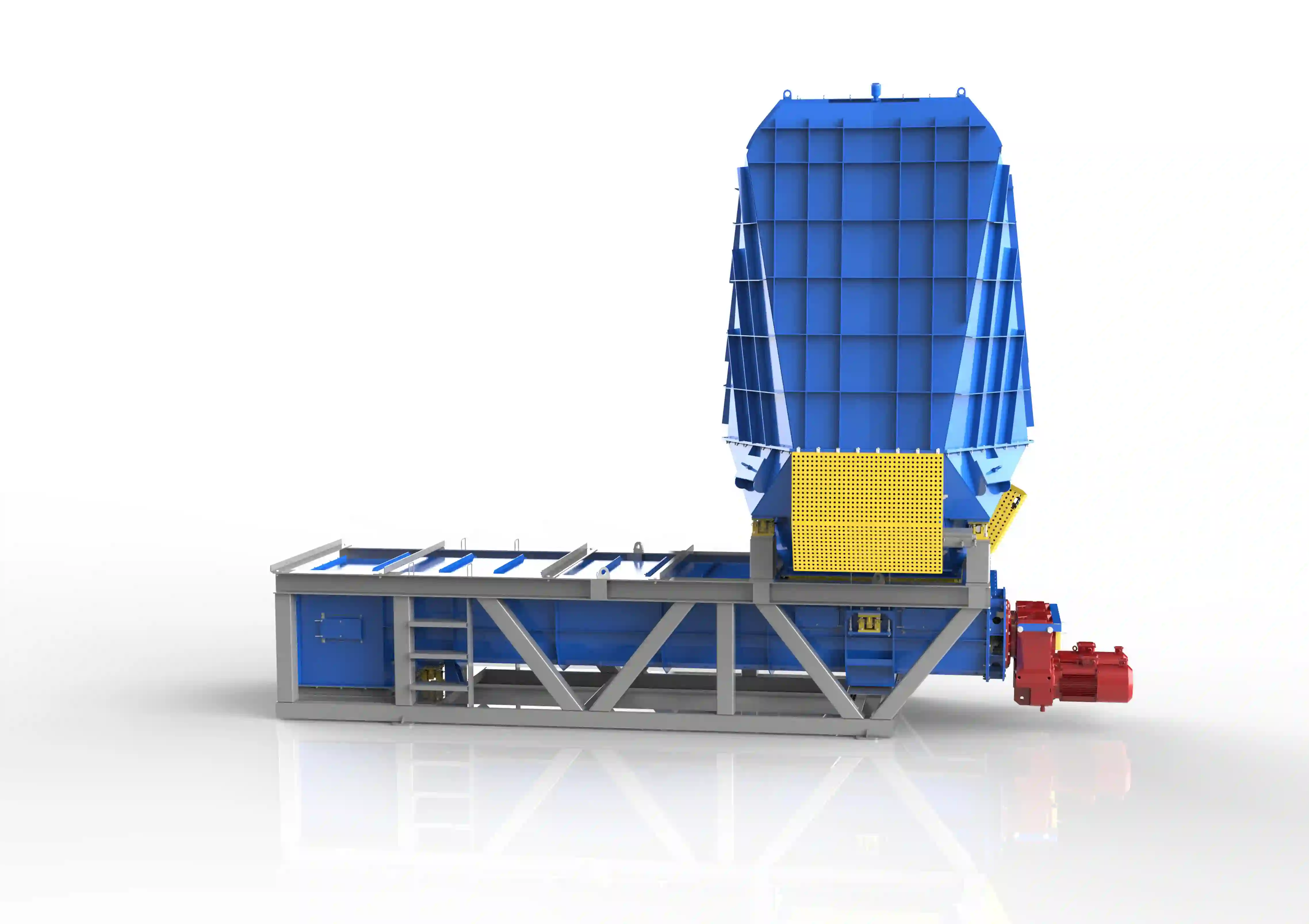 Metering feed bin for alternative fuel feeding