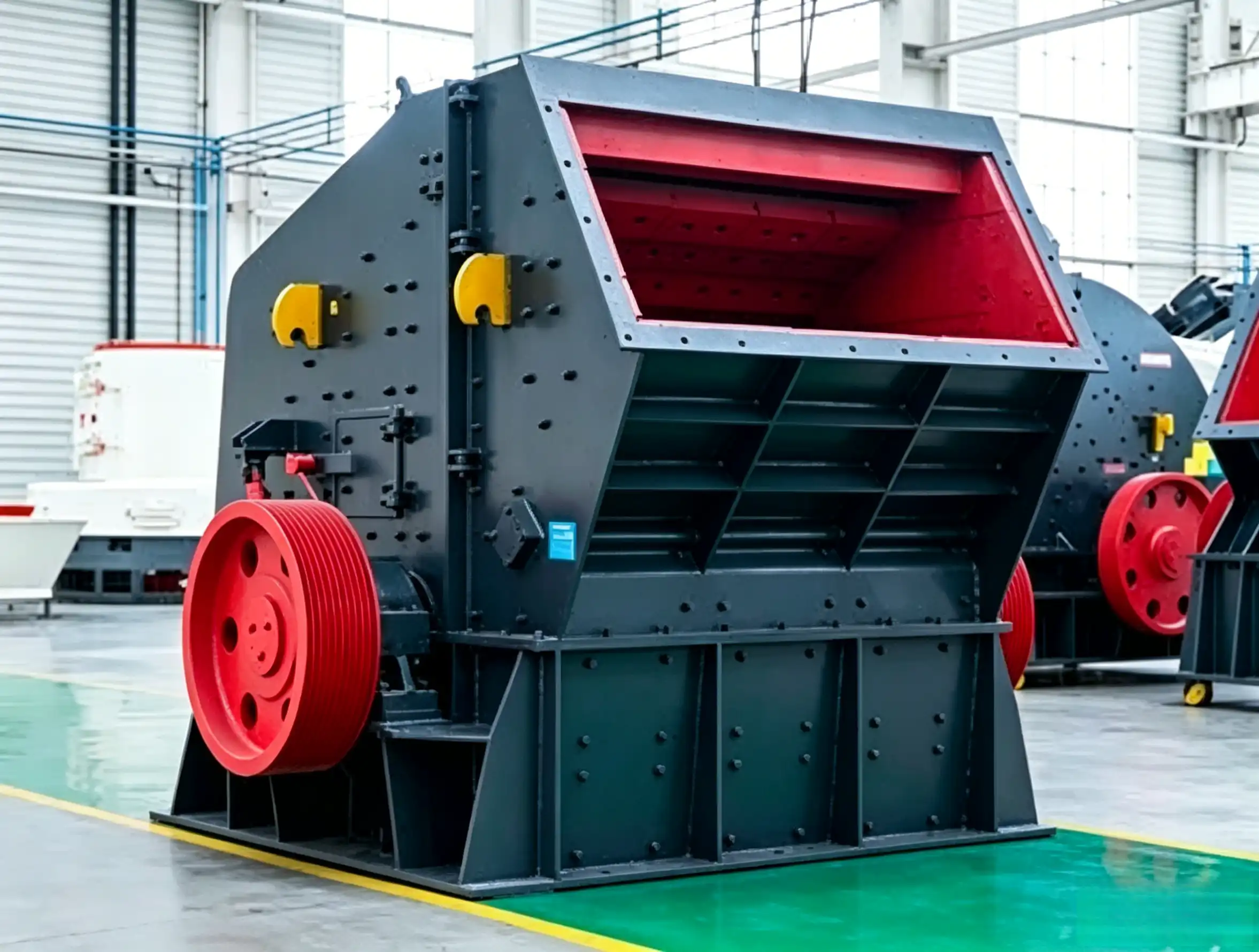 Impact crusher for secondary crushing and shaping