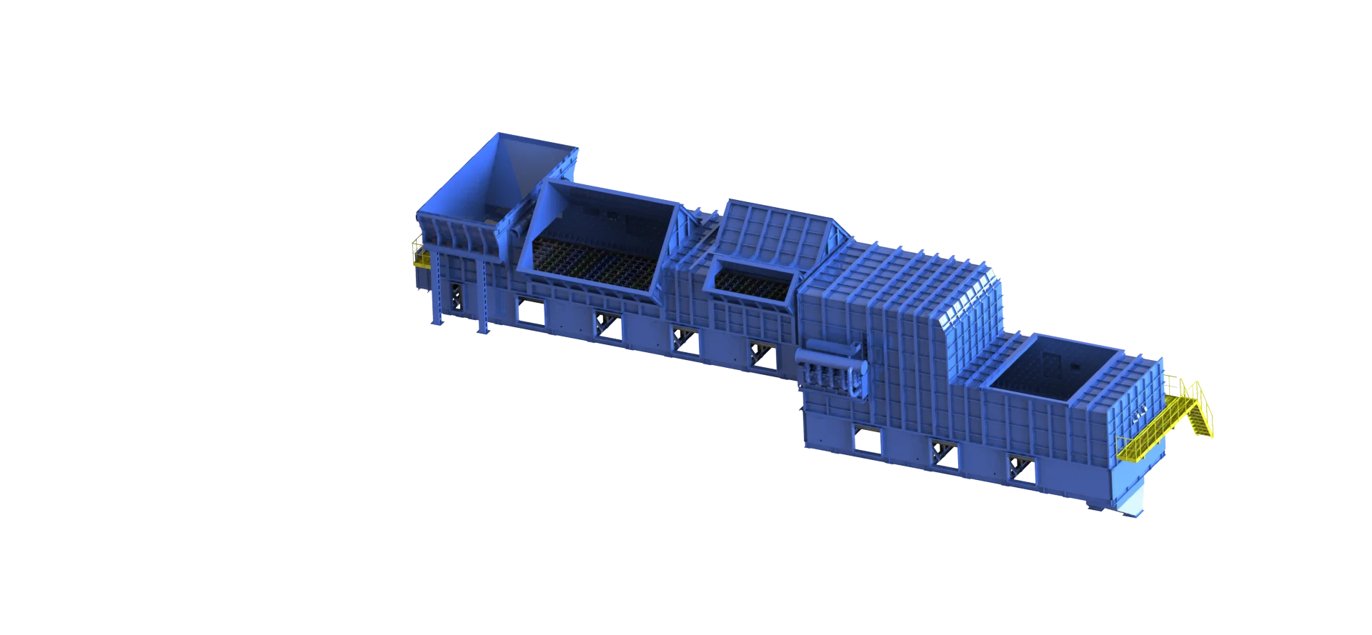 Grate cooler equipment for clinker cooling and heat recovery