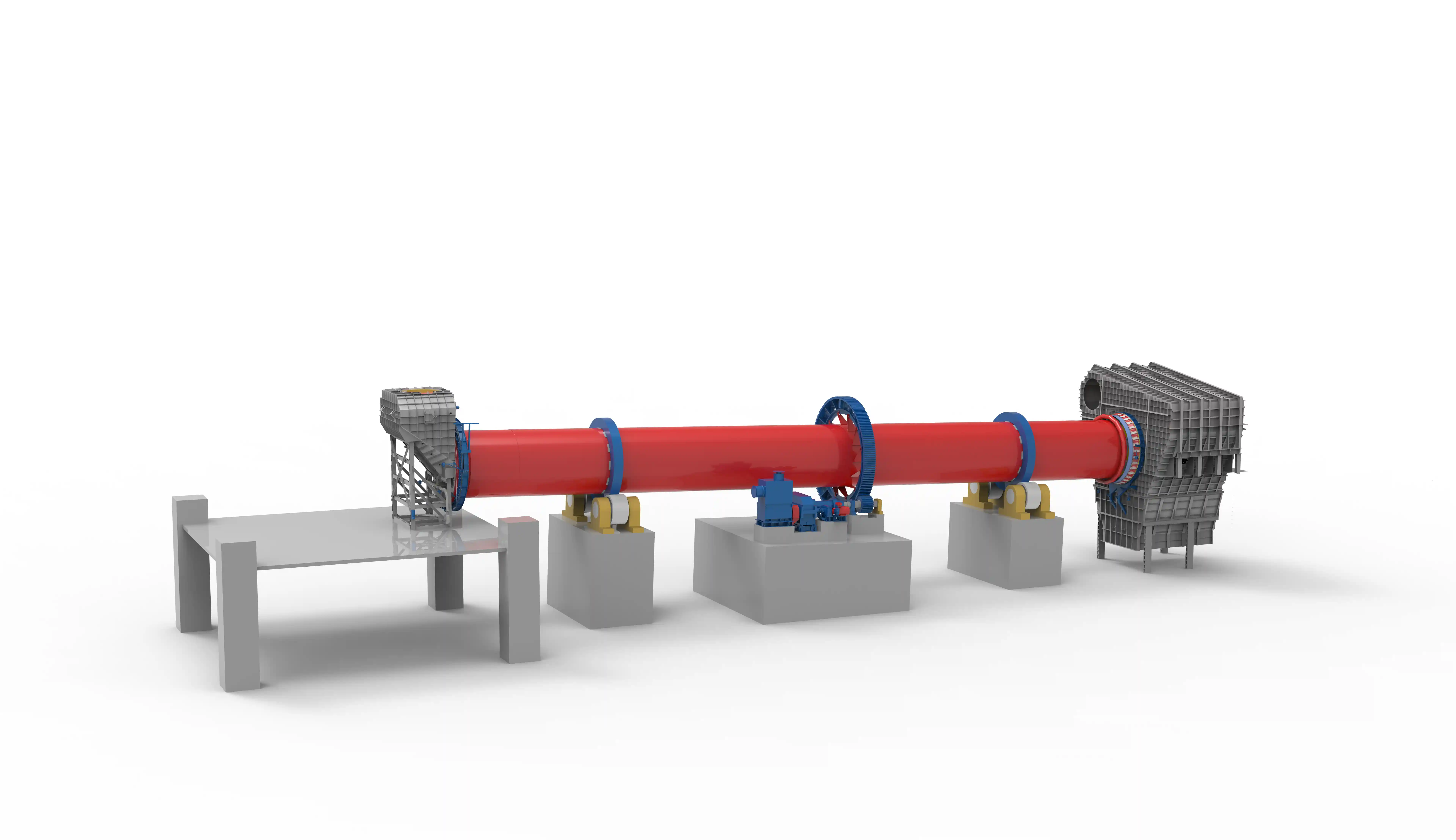 Rotary kiln equipment for cement clinker burning